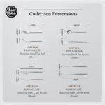 Portuguese Stainless Steel Cutlery Set [Dinner Spoon | Dinner Fork | Dinner Knife | Cake Shovel | Dessert Spoon | Dessert Fork | Tea Spoon | Tea Fork]